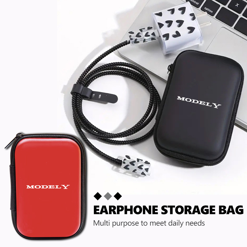 Men'S Xbox Accessories - For Tesla Car Earphone Key Case