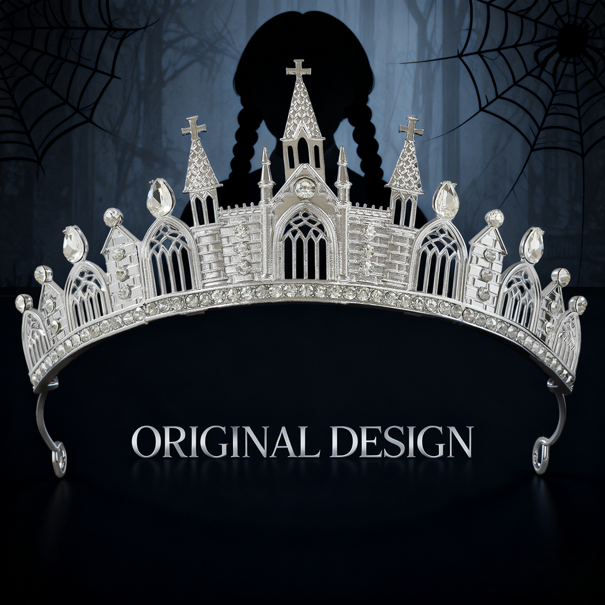 Men Accessories Jewelry - Wednesday's Theme Gothic Niche Vintage Crown