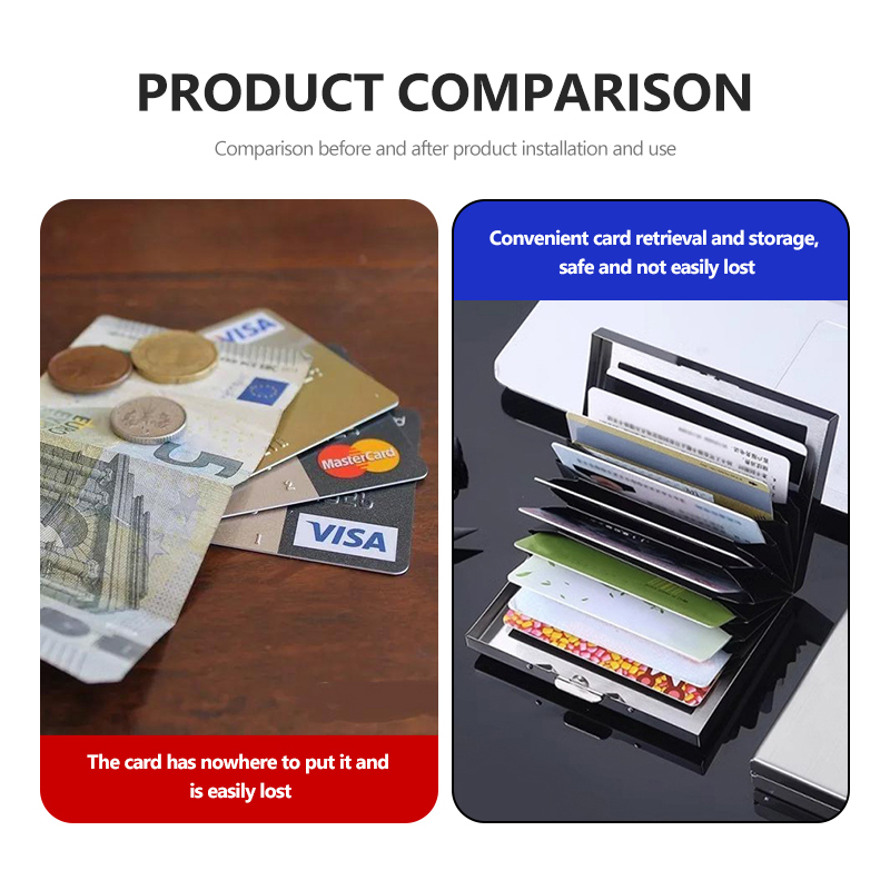 RFID Blocking Metal Wallet Cli - مراجعة Money Clip Slim وسعره
