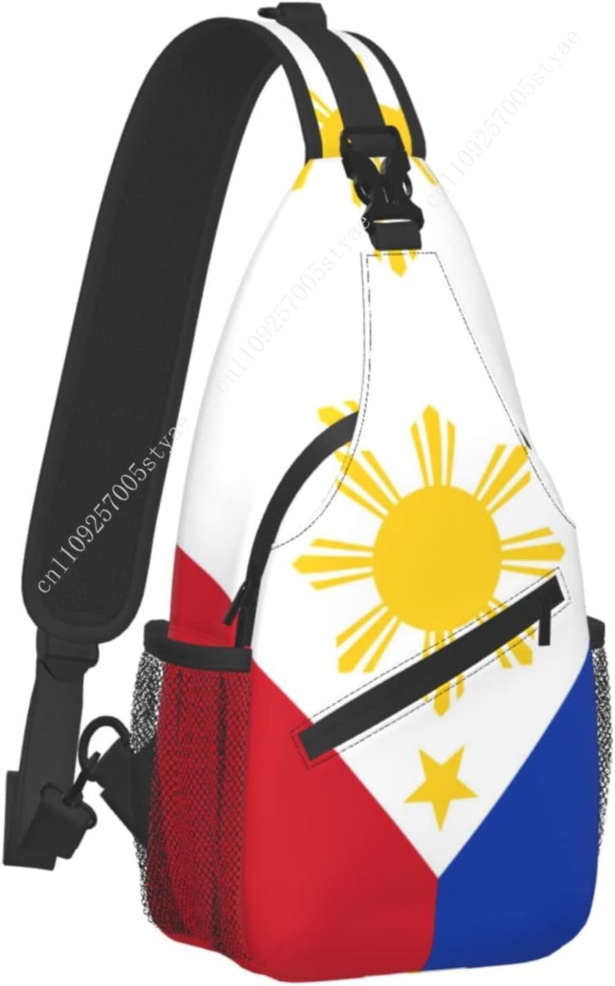 Philippine Flag Sling Backpack - مراجعة Men'S Accessories Philippines وسعره