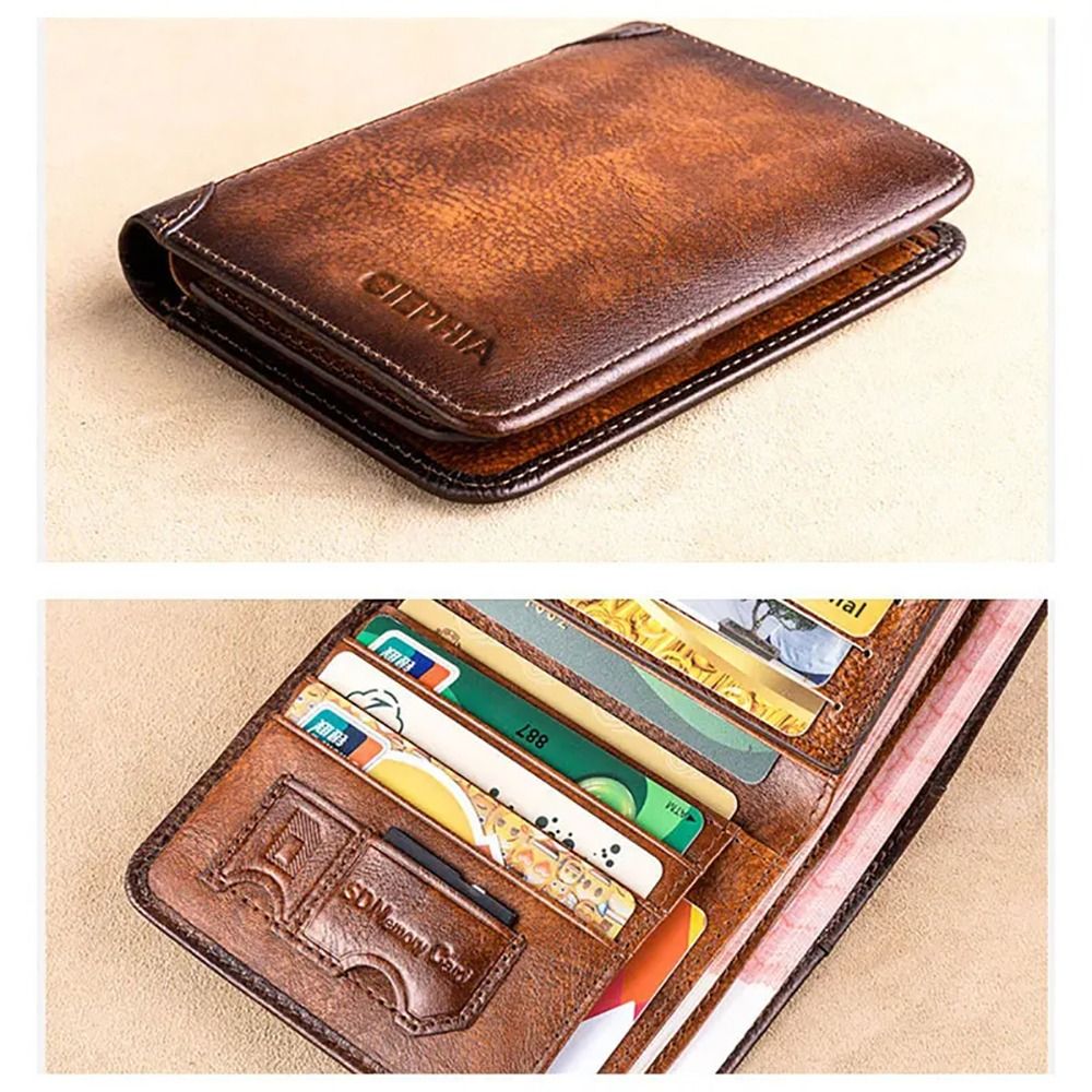 1PC New PU Leather Men Wallet  - مراجعة Money Clip Slim وسعره