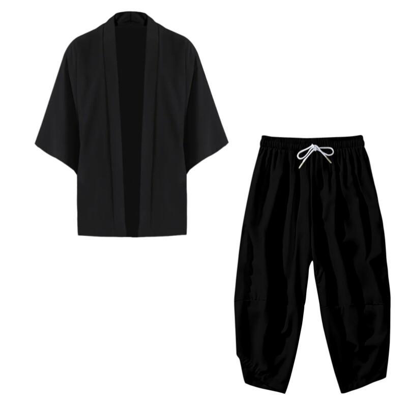 Men's Japanese Black Kimono Ja - مراجعة Men'S Kimono Accessories وسعره