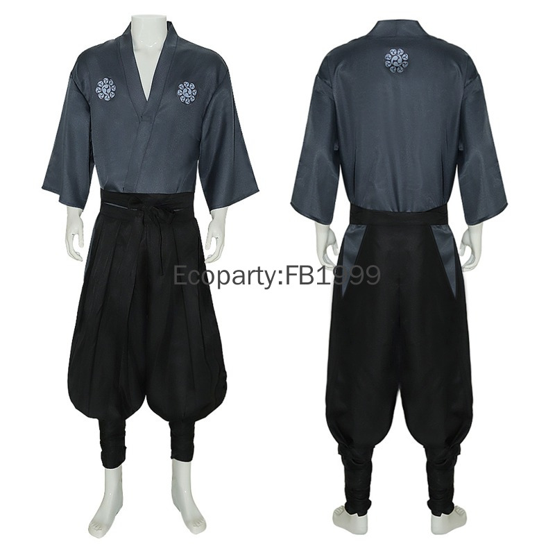 New Anime Miyamoto Musashi Cos - مراجعة Men'S Kimono Accessories وسعره