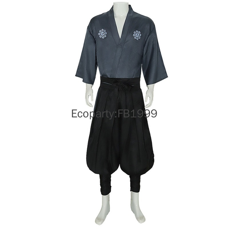 New Anime Miyamoto Musashi Cos - مراجعة Men'S Kimono Accessories وسعره
