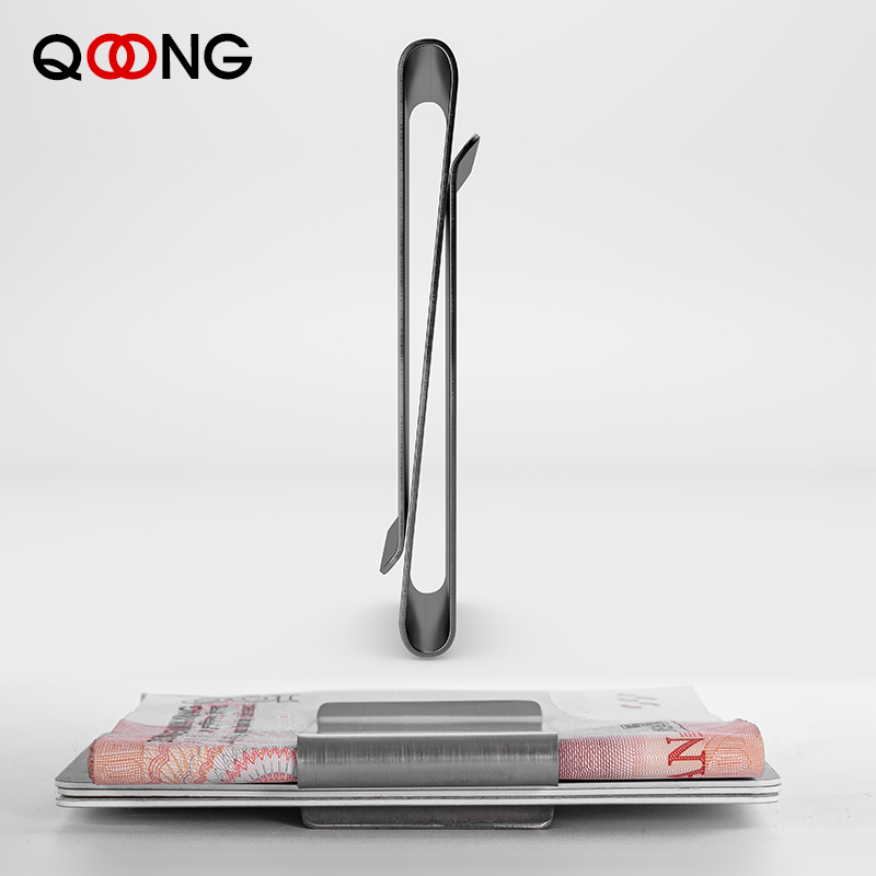 QOONG Stainless Steel Slim Dou - مراجعة Money Clip Slim وسعره