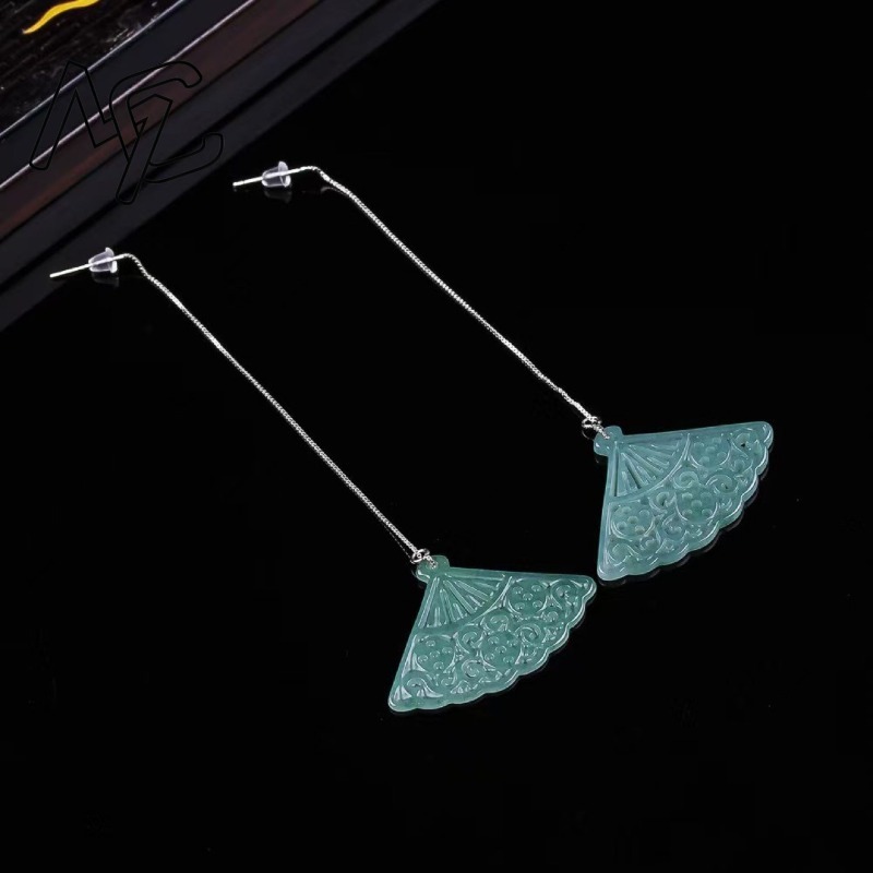 Natural Blue Water Emerald Jad - مراجعة Men'S Accessories Drop Shipping وسعره