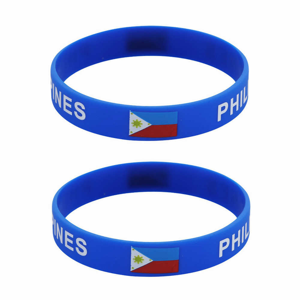 2pcs Philippines Flag Silicone - مراجعة Men'S Accessories Philippines وسعره