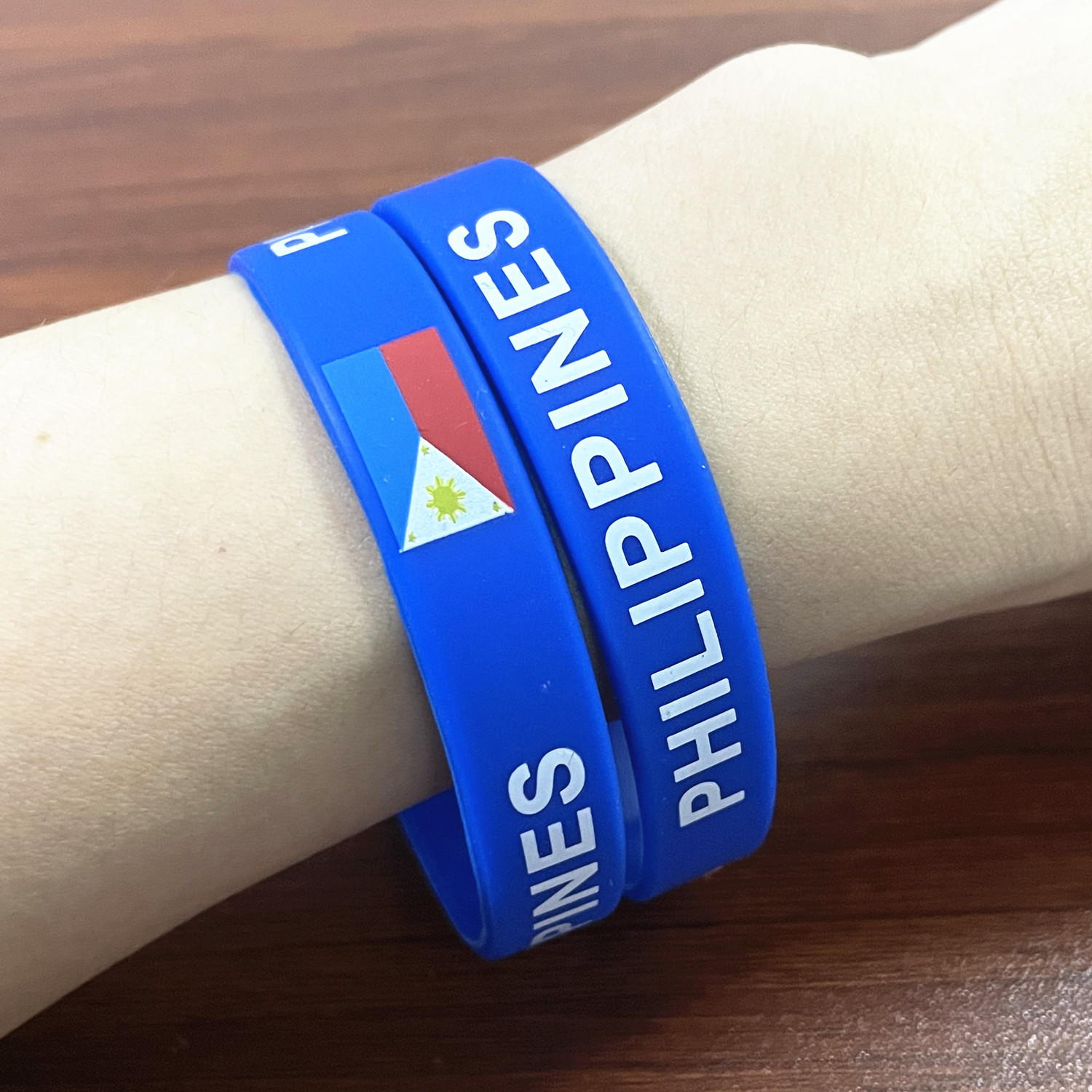 2pcs Philippines Flag Silicone - مراجعة Men'S Accessories Philippines وسعره