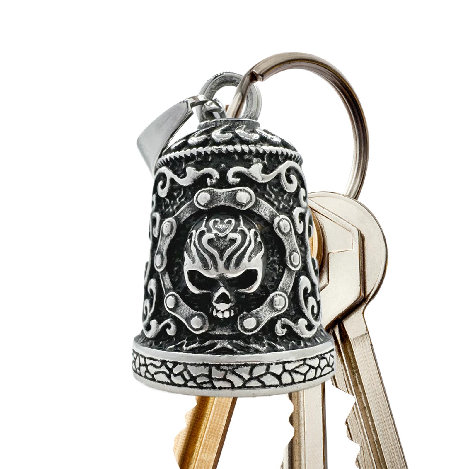 Skull Bell Charm Motorcycle Be - مراجعة Men'S Accessories Chain وسعره