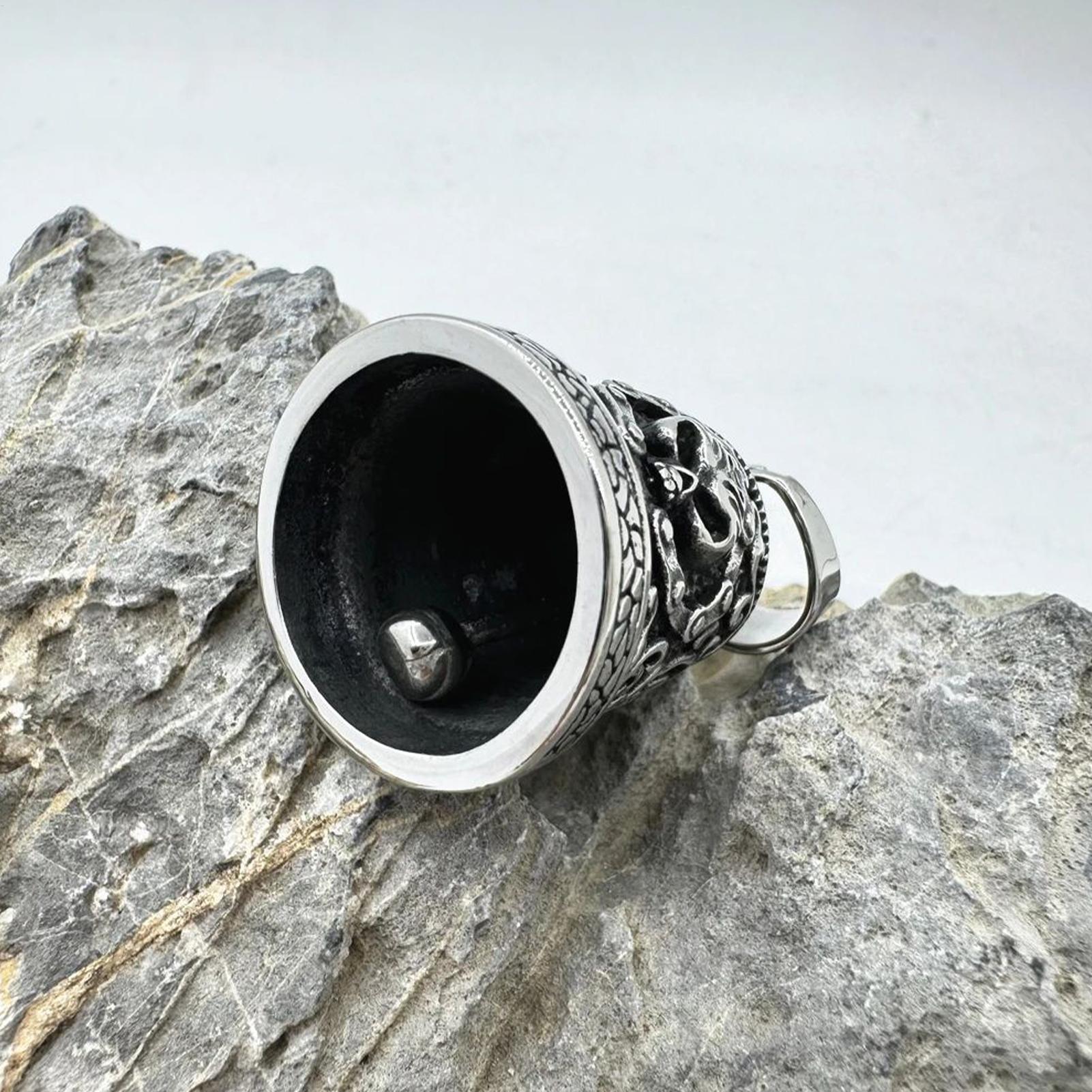 Skull Bell Charm Motorcycle Be - مراجعة Men'S Accessories Chain وسعره