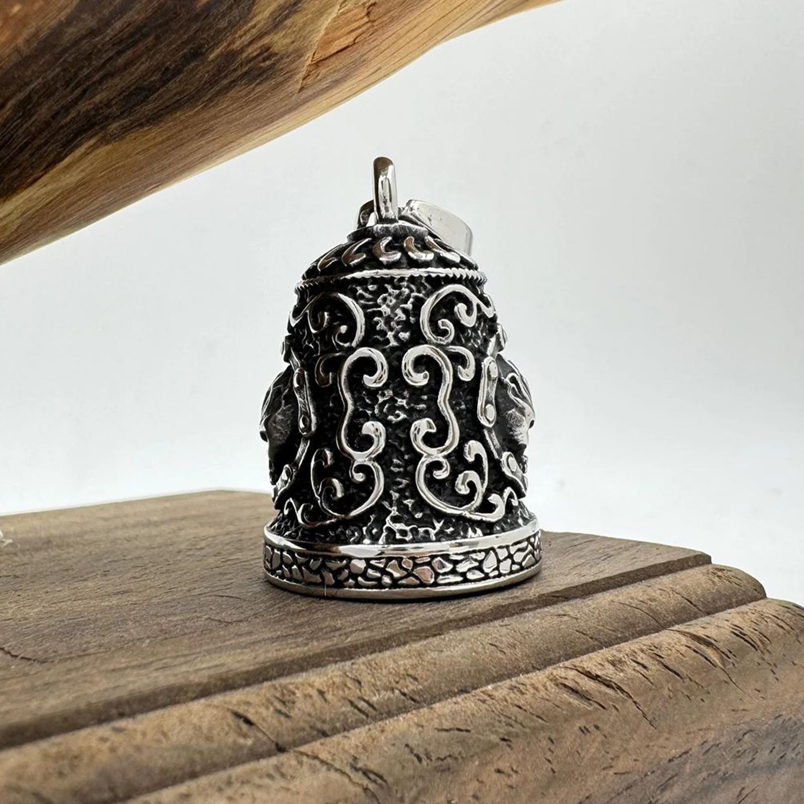 Skull Bell Charm Motorcycle Be - مراجعة Men'S Accessories Chain وسعره