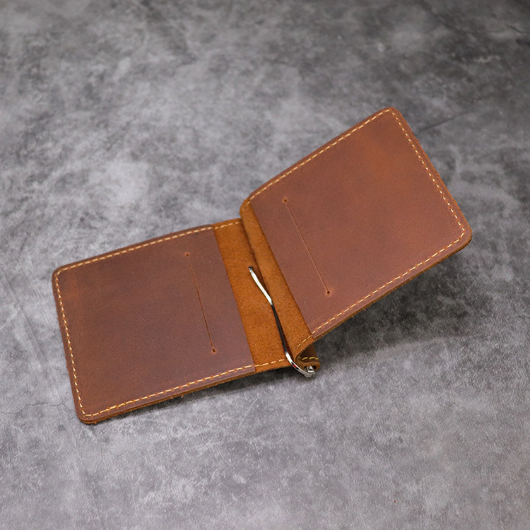 Handmade Genuine Leather Money - مراجعة Money Clip Slim وسعره
