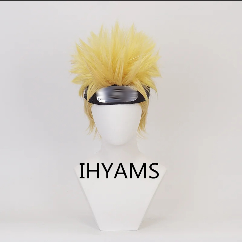 Uzumaki Cosplay Wigs 30cm Shor - مراجعة Men'S Yellow Accessories وسعره