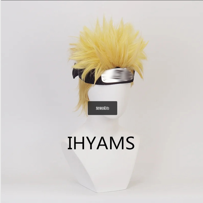 Uzumaki Cosplay Wigs 30cm Shor - مراجعة Men'S Yellow Accessories وسعره