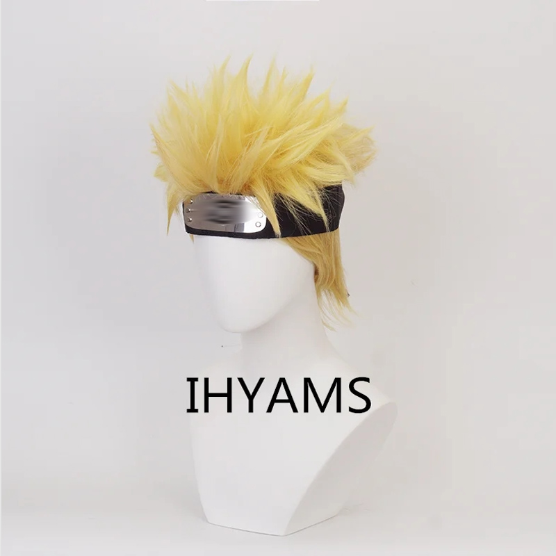 Uzumaki Cosplay Wigs 30cm Shor - مراجعة Men'S Yellow Accessories وسعره
