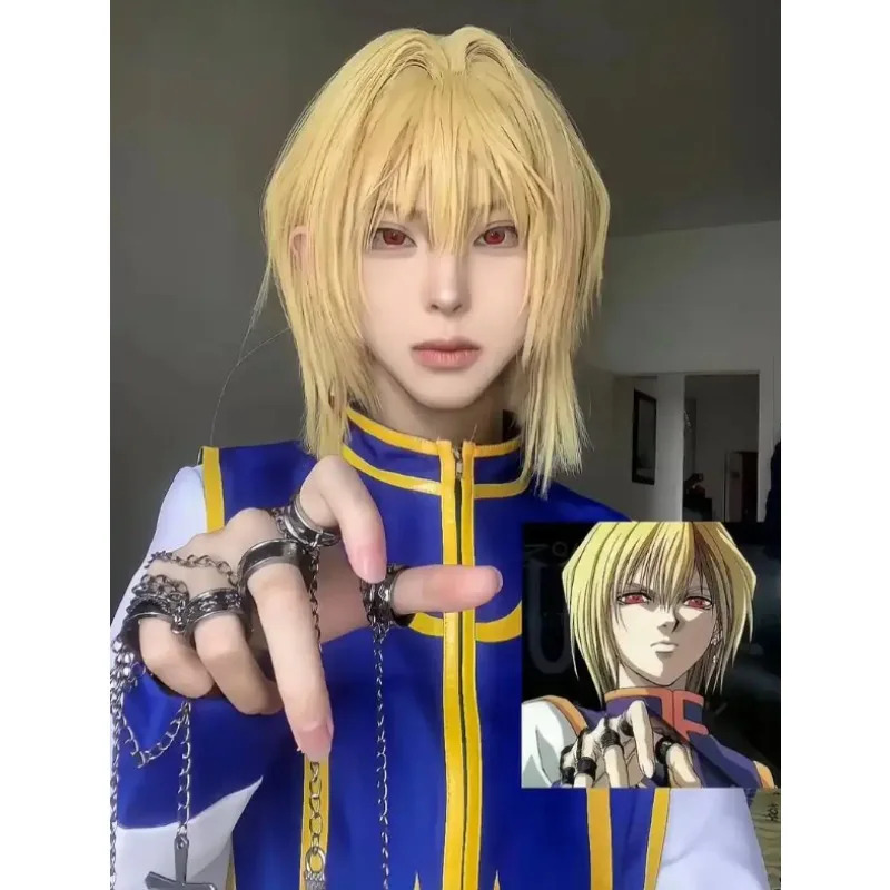 Anime HUNTER X HUNTER Kurapika - مراجعة Men'S Kimono Accessories وسعره