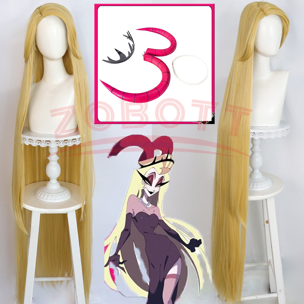 Hazbin Cosplay Hotel Cosplay L - مراجعة Men'S Yellow Accessories وسعره