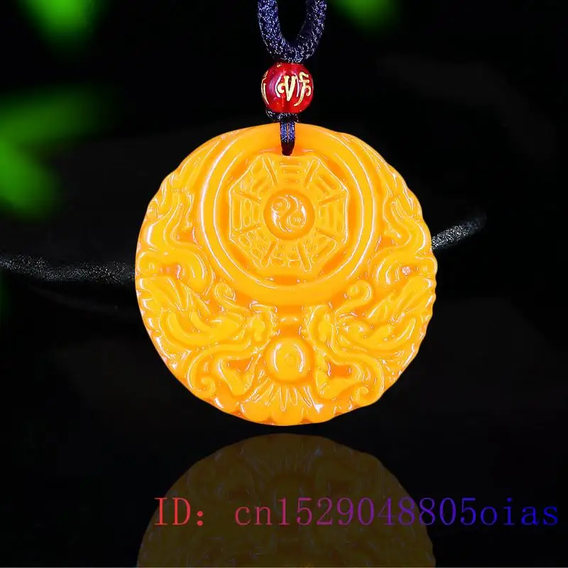 Yellow Jade Dragon Pendant Gif - مراجعة Men'S Yellow Accessories وسعره