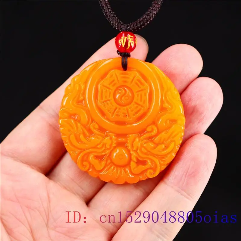 Yellow Jade Dragon Pendant Gif - مراجعة Men'S Yellow Accessories وسعره