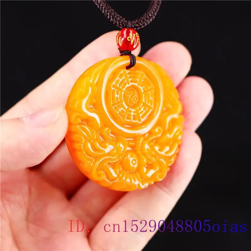 Yellow Jade Dragon Pendant Gif - مراجعة Men'S Yellow Accessories وسعره