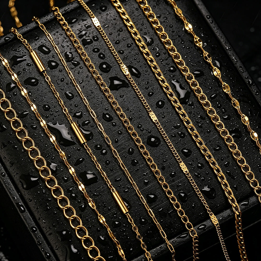 2meter Stainless Steel Lips NK - مراجعة Men'S Accessories Chain وسعره