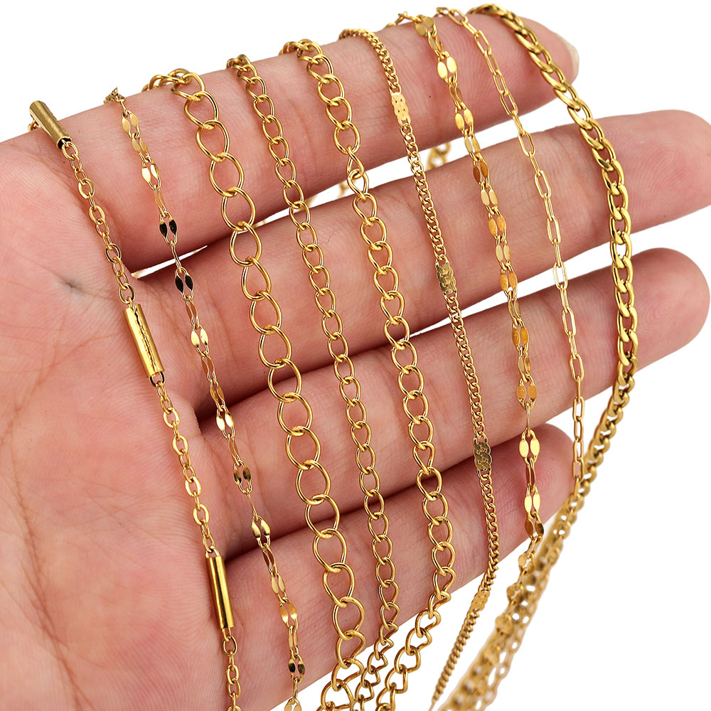 2meter Stainless Steel Lips NK - مراجعة Men'S Accessories Chain وسعره