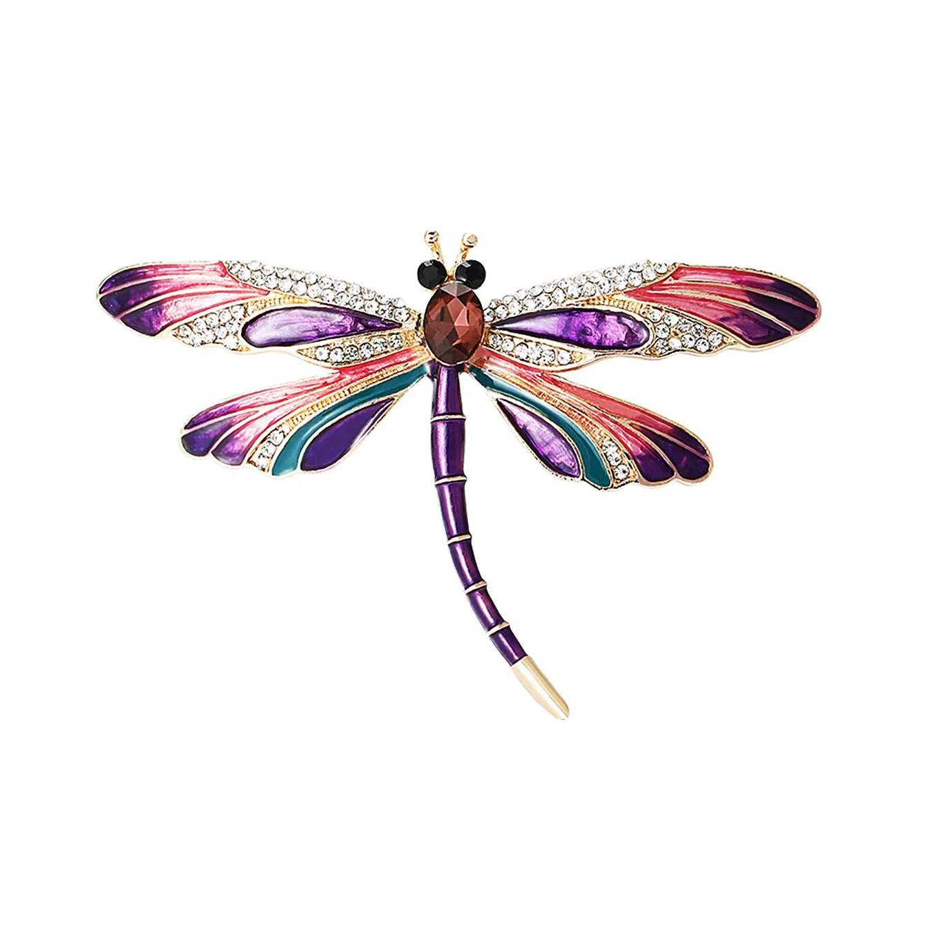 1Pc Trendy Dragonfly Brooches  - مراجعة Men'S Accessories Trends 2025 وسعره