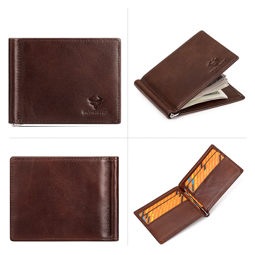 Genuine Leather Mens Slim Wall - مراجعة Money Clip Slim وسعره