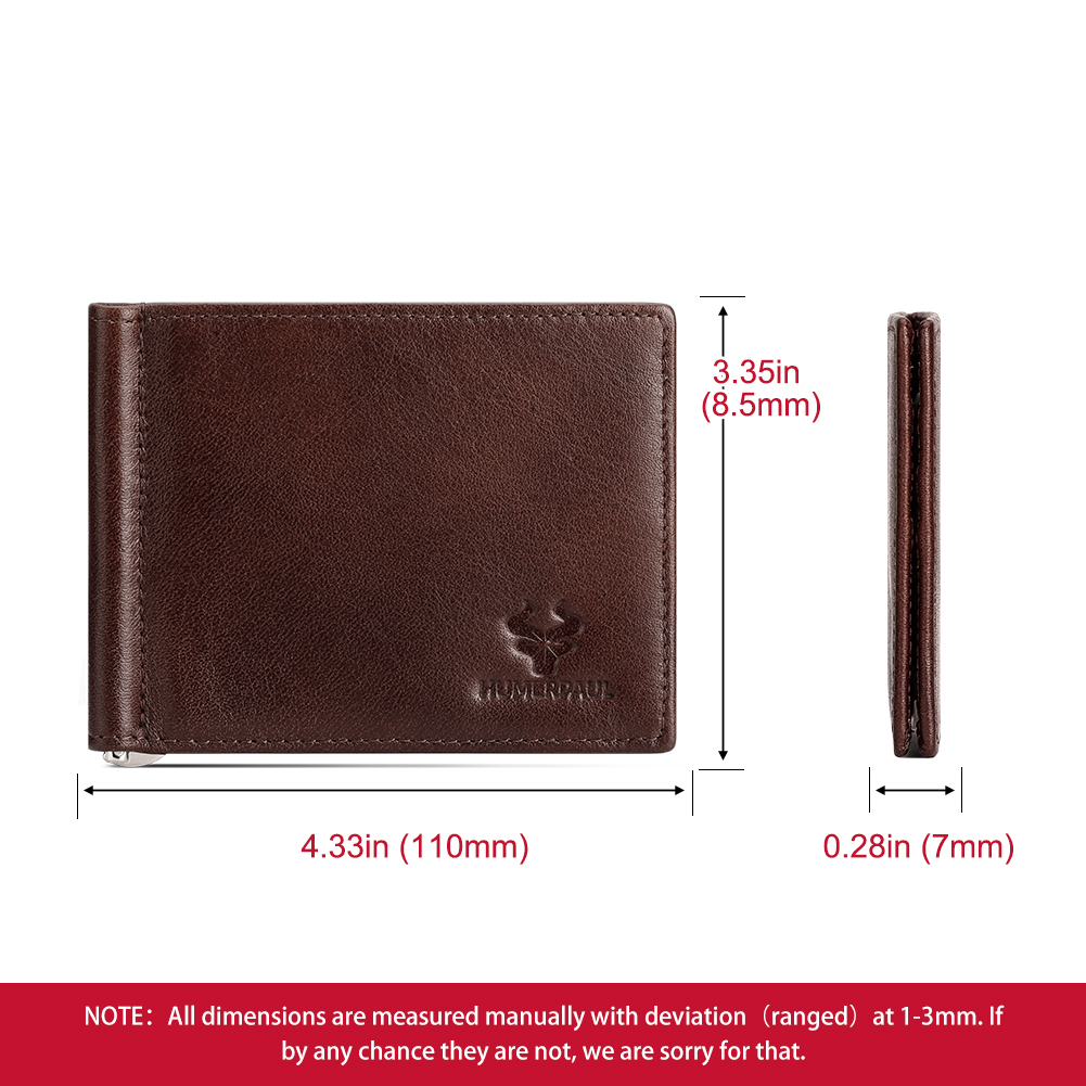 Genuine Leather Mens Slim Wall - مراجعة Money Clip Slim وسعره