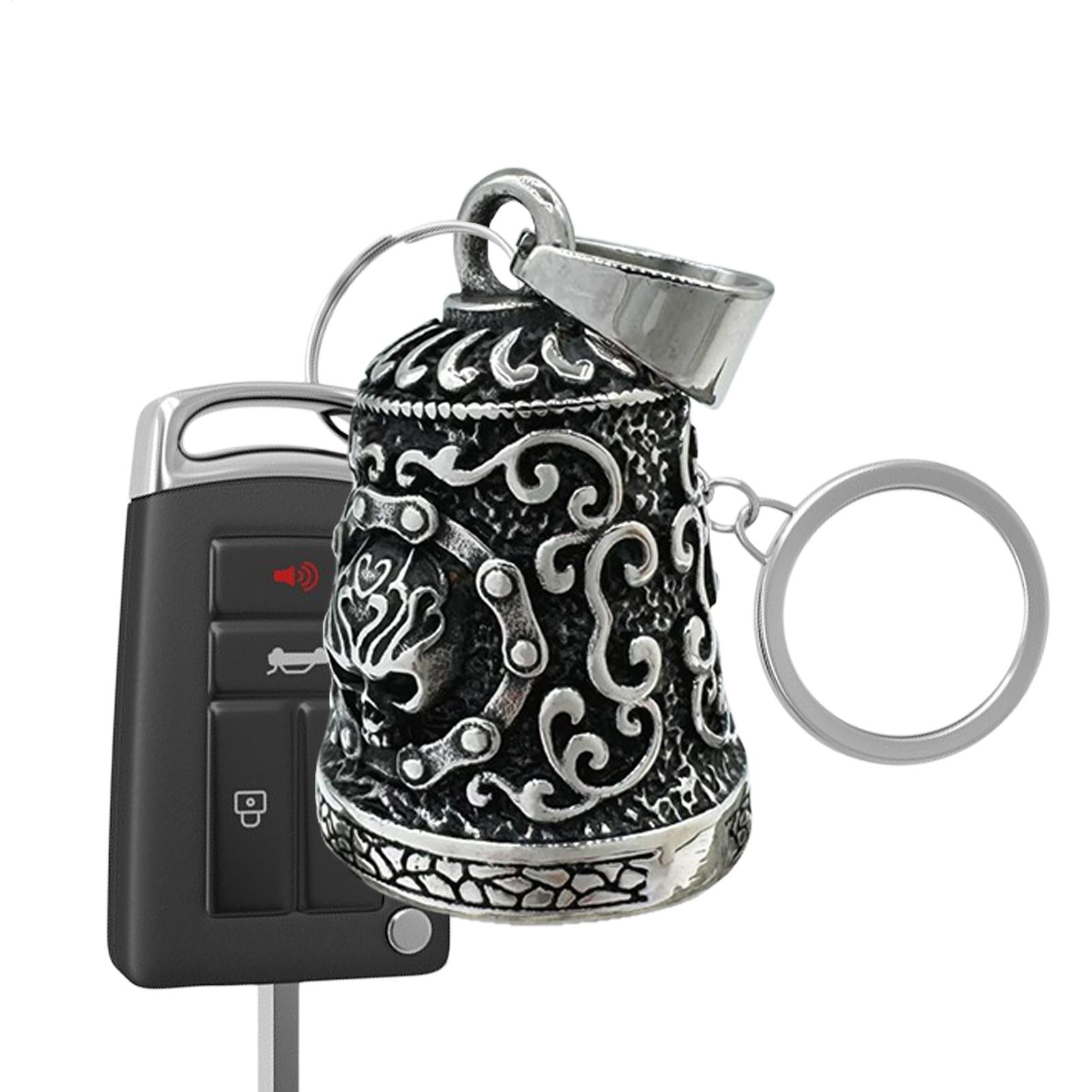 Skull Bell Charm Motorcycle Be - مراجعة Men'S Accessories Chain وسعره