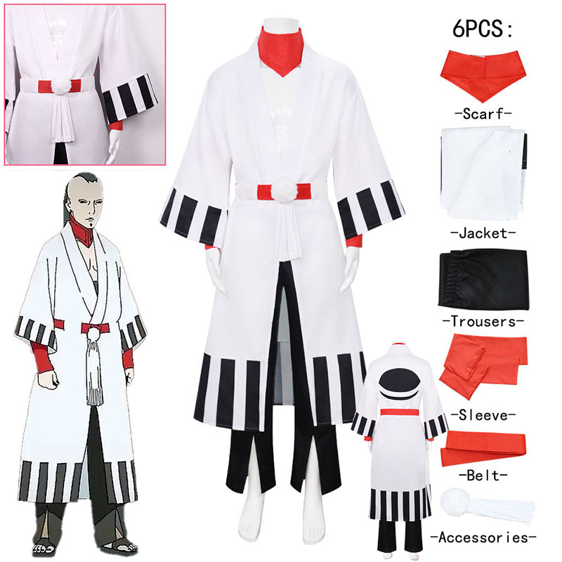WHH Anime Boorter Cosplay Cost - مراجعة Men'S Kimono Accessories وسعره