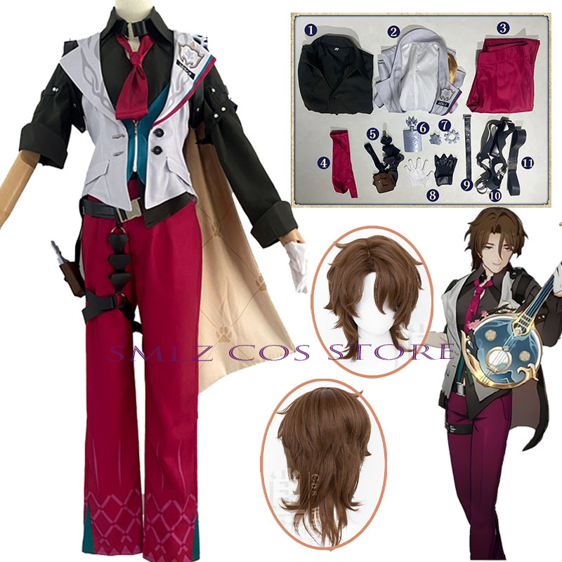 Gallagher Cosplay Honkai Star  - مراجعة Men'S Accessories With Suits وسعره