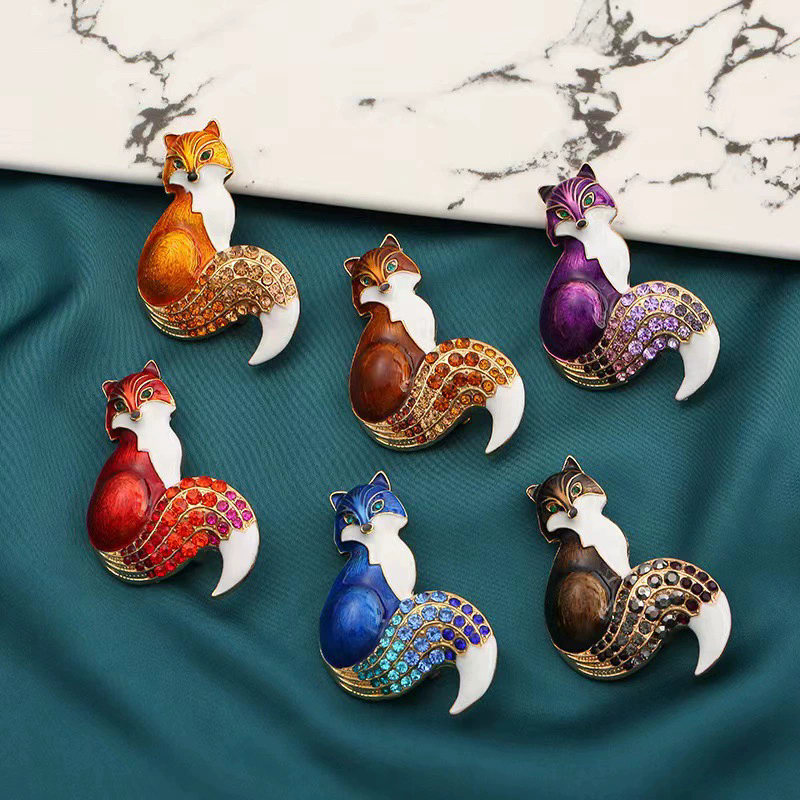 1Pc Retro Fox Brooch for Men W - مراجعة Men'S Accessories Trends 2025 وسعره