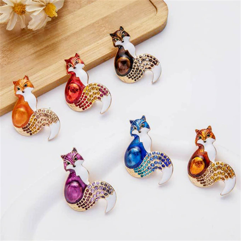 1Pc Retro Fox Brooch for Men W - مراجعة Men'S Accessories Trends 2025 وسعره