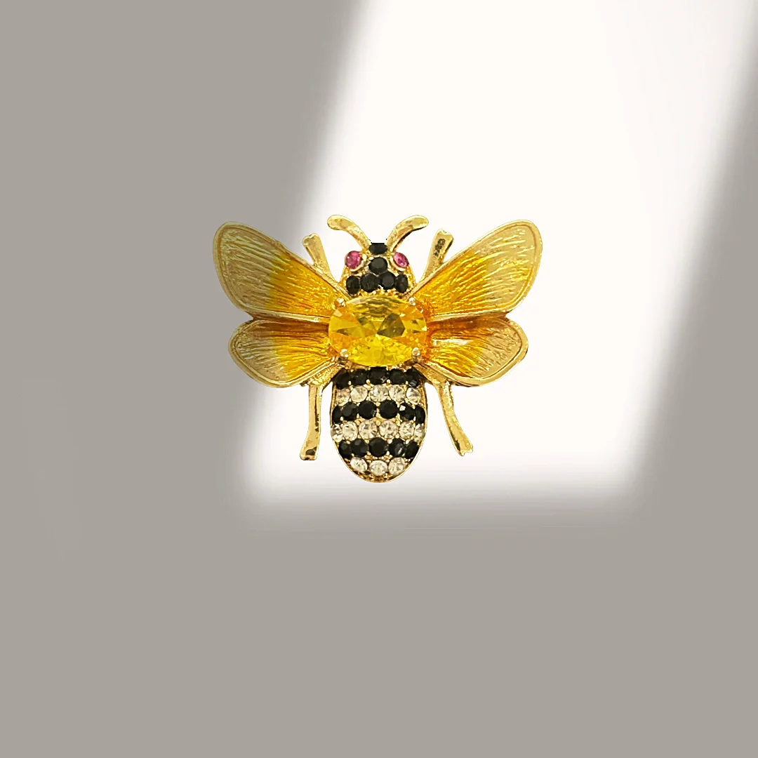 1Pc Trendy Little Bee Brooch f - مراجعة Men'S Accessories Trends 2025 وسعره
