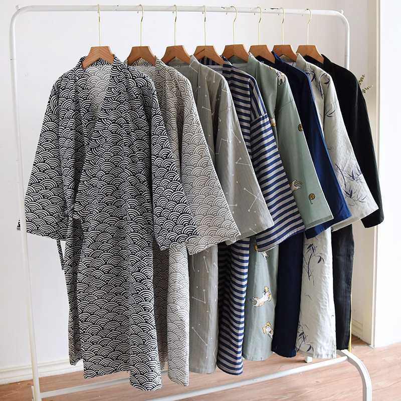 Japanese Pure Cotton Gauze Bat - مراجعة Men'S Kimono Accessories وسعره