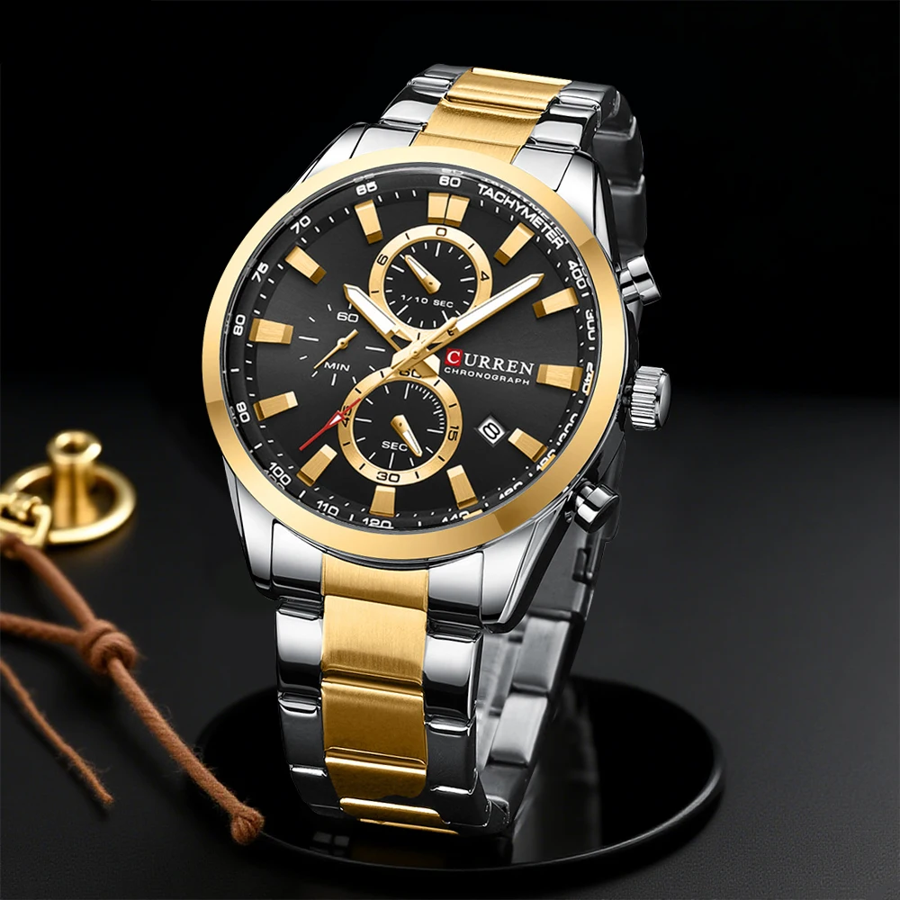 CURREN Casual Quartz Chrono Sp - مراجعة Men Accessories Jewelry وسعره
