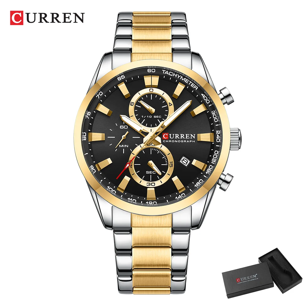 CURREN Casual Quartz Chrono Sp - مراجعة Men Accessories Jewelry وسعره