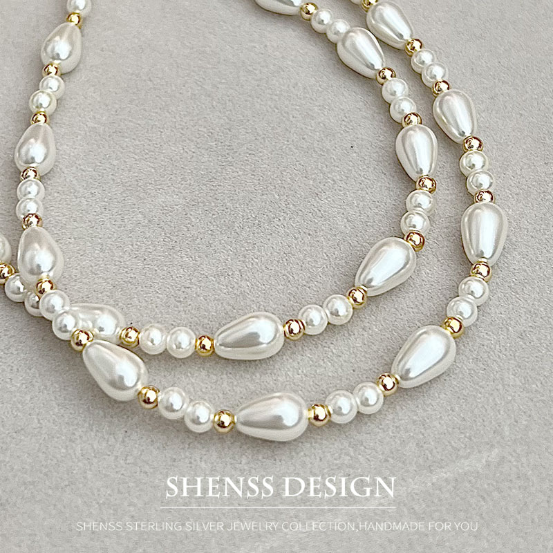 Elegant Imitation Pearl Water  - مراجعة Men'S Accessories Drop Shipping وسعره
