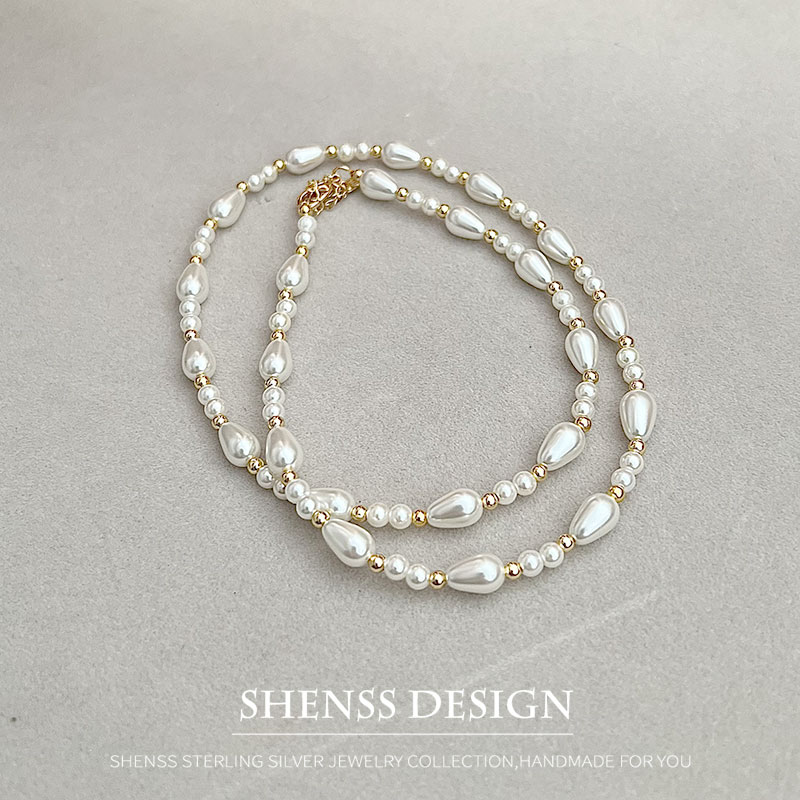 Elegant Imitation Pearl Water  - مراجعة Men'S Accessories Drop Shipping وسعره