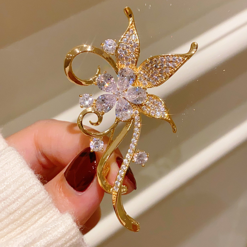 1Pc Vibrant Flower Brooch for  - مراجعة Men'S Accessories Trends 2025 وسعره