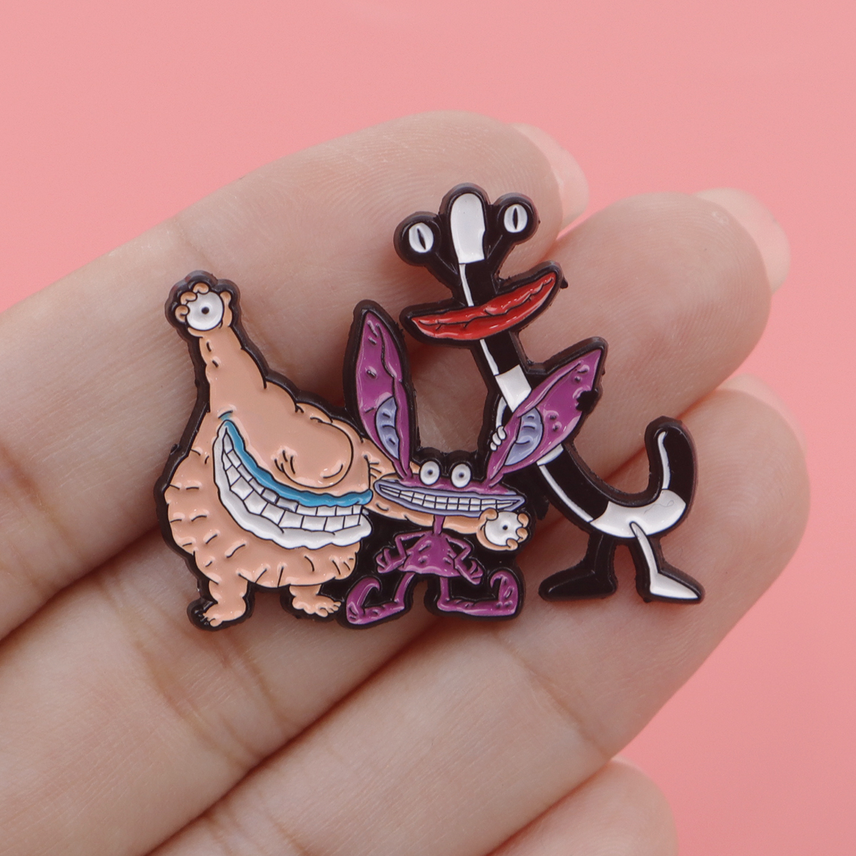 Cartoon Monster Enamel Pin Bad - مراجعة Men Accessories Jewelry وسعره