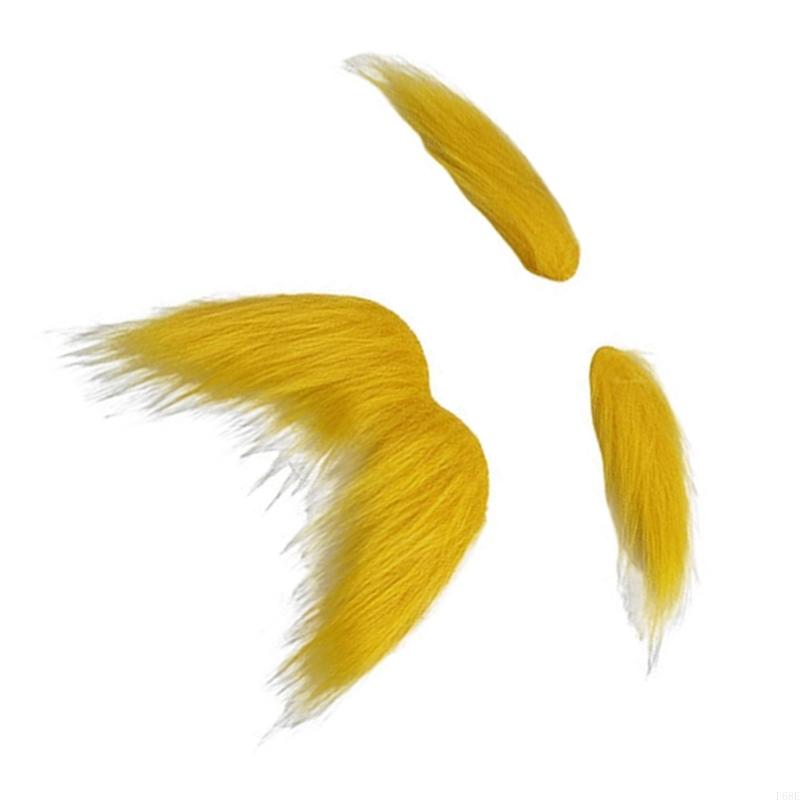 F68E Novelty Moustaches Beard  - مراجعة Men'S Yellow Accessories وسعره