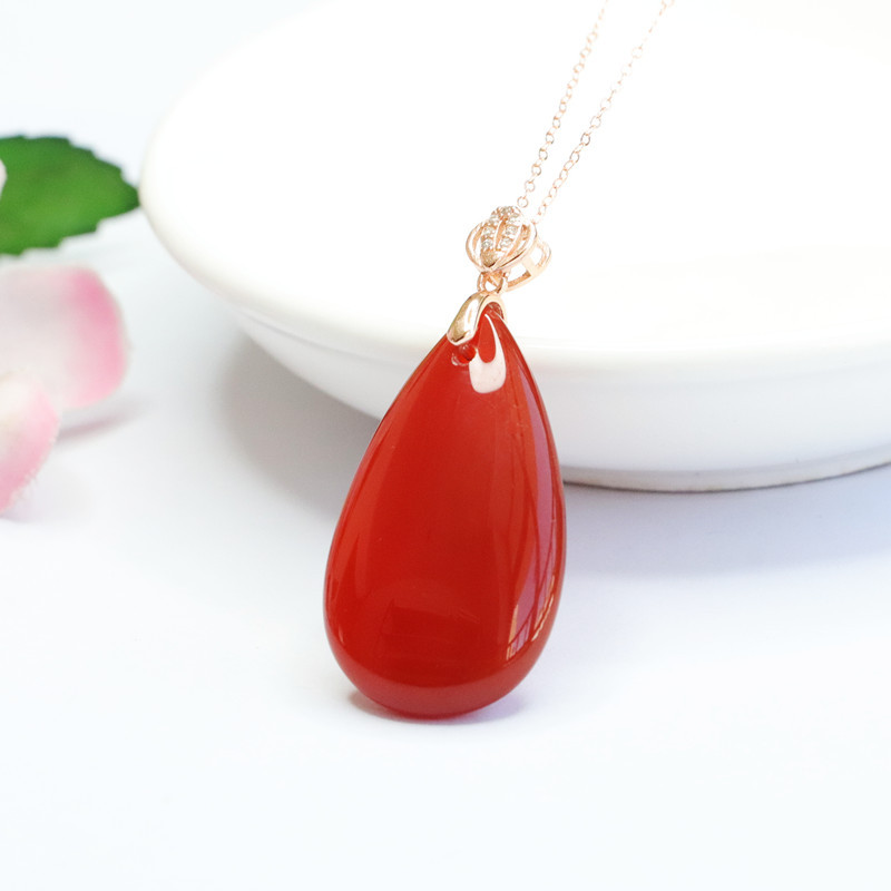 S925 Silver Inlaid Natural Red - مراجعة Men'S Accessories Drop Shipping وسعره