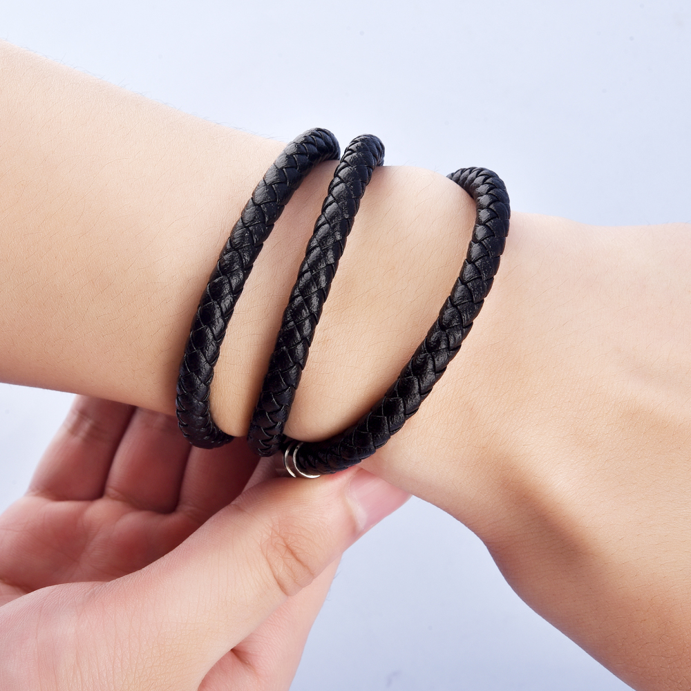 45/50/60cm Leather Necklace Wa - مراجعة Men'S Accessories Chain وسعره