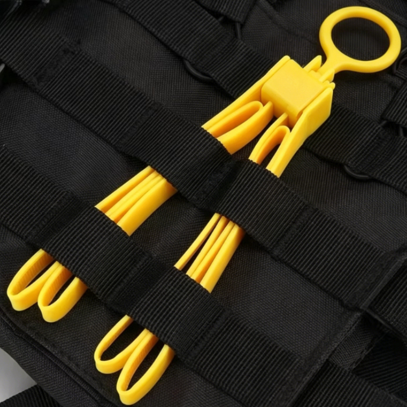 1PC Tactical Plastic Cable Tie - مراجعة Men'S Yellow Accessories وسعره
