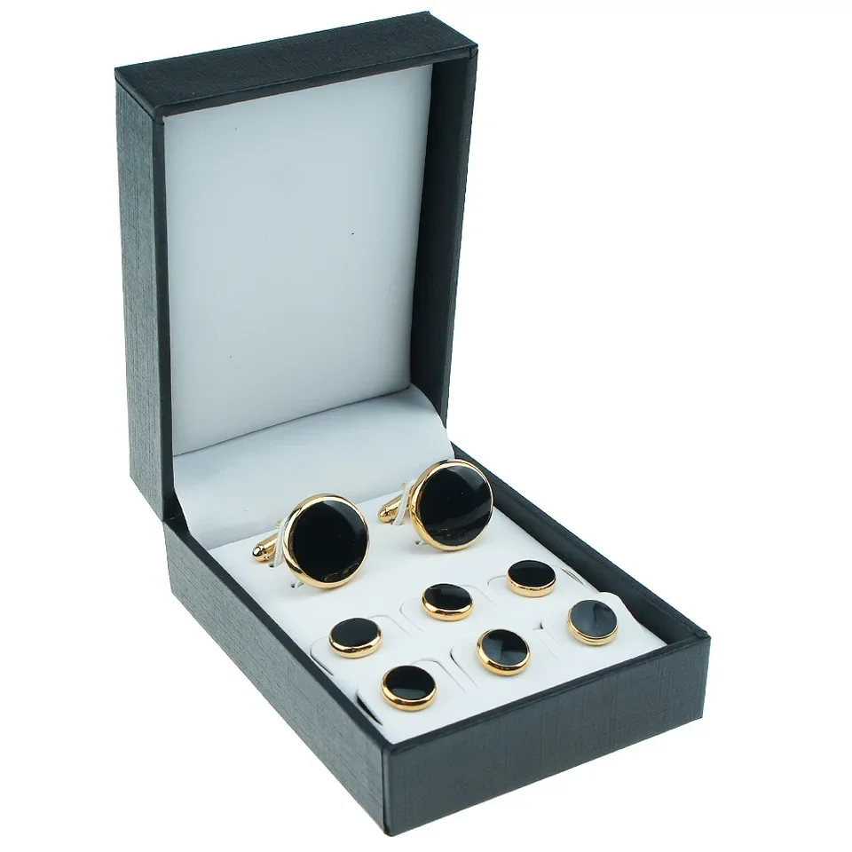 8PCS Elegant Copper Shell Cuff - مراجعة Men'S Accessories With Suits وسعره