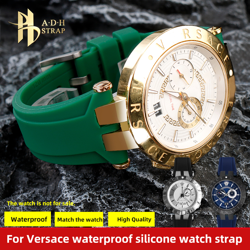 Special Concave Watch Strap Fo - مراجعة Men'S Versace Accessories وسعره
