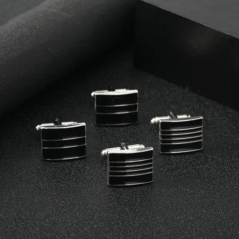 High Quality French Square Cuf - مراجعة Men Accessories Jewelry وسعره