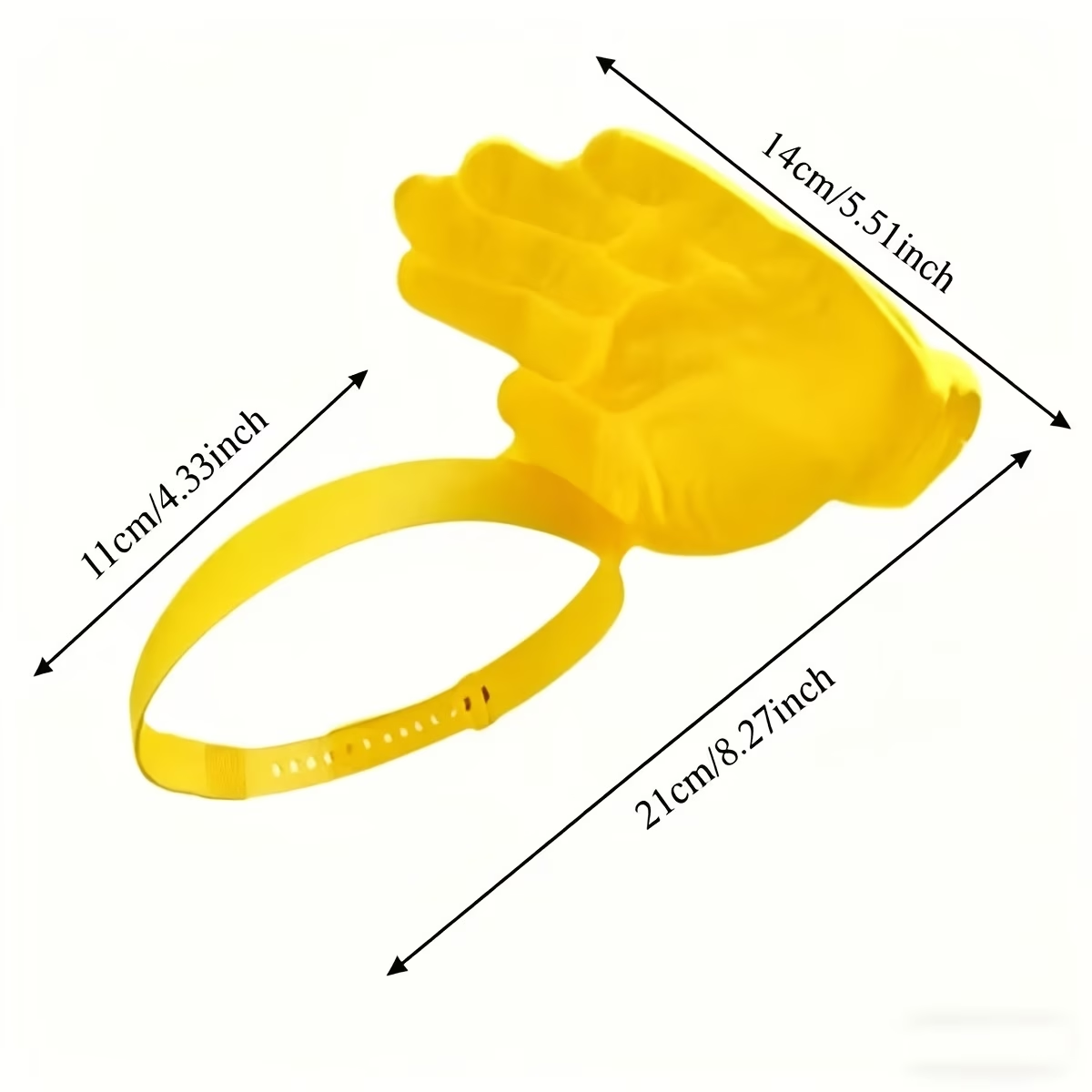 Universal Palm-Shaped Sun Hat  - مراجعة Men'S Yellow Accessories وسعره